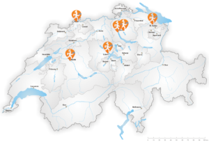 Gastrokurier Einzugsgebiete